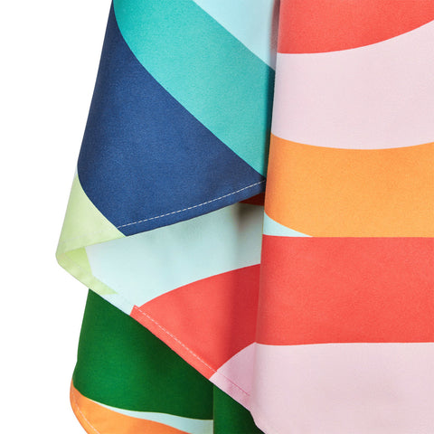 TELO EXTRA LARGE BEACH TOWELS FRUIT LOOPS DOCK & BAY MULTICOLOR