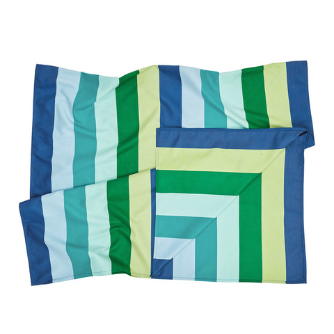 TELO BEACH TOWEL SUMMER COOL LAGOON DOCK & BAY MULTICOLOR