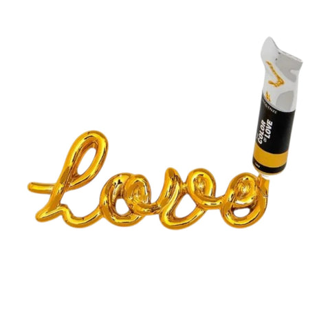 SCULTURA MINI THE COLOR OF LOVE ORO CM. 12 ART. BPZ013/G SEQUENZE GOLD