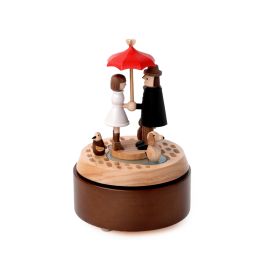 CARILLON LOVE UMBRELLA ART.1033913 WOODERFULLIFE BROWN