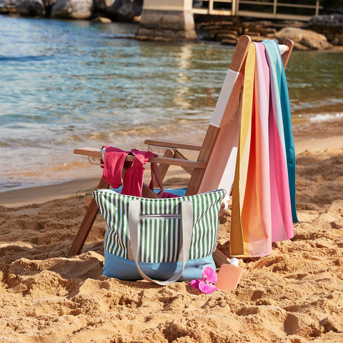 TELO BEACH TOWELS SUMMER COASTAL CANDY DOCK & BAY