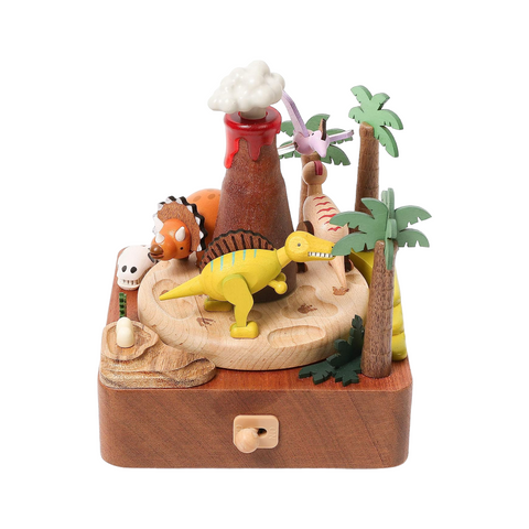 WOODERFULLIFE MUSIC BOX DINOSAURS & VOLCANIC M ART. 1033758