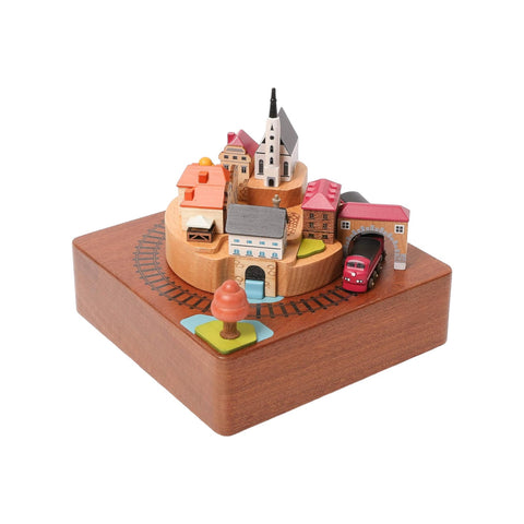WOODERFULLIFE MUSIC BOX AUTUMN TRAIN ART. 1039912