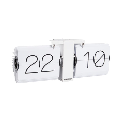 OROLOGIO FLIP CLOCK NO CASE MATT 36X8.5X14 CM BOX 32 KA5602WH KARLSSON WHITE