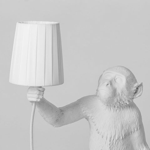 PARALUME IN POLIESTERE MONKEY LAMP 14918 WHI SELETTI WHITE