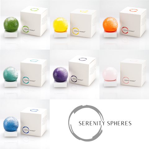 COOL SNOW GLOBES SERENITY SPHERES SS004-TEAL TEAL BLUE