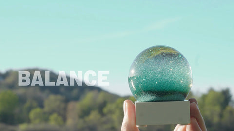 COOL SNOW GLOBES SERENITY SPHERES SS004-TEAL TEAL BLUE