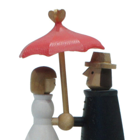 CARILLON LOVE UMBRELLA ART.1033913 WOODERFULLIFE BROWN