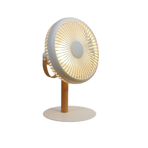 VENTILATORE PORTATILE FAN LIGHT BEYOND CREAM ART G032WE