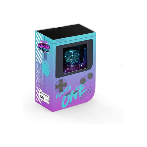 MANEKI NEKO PLAYER ONE SHINY BLUE/PINK LUCKY CAT MULTICOLOR