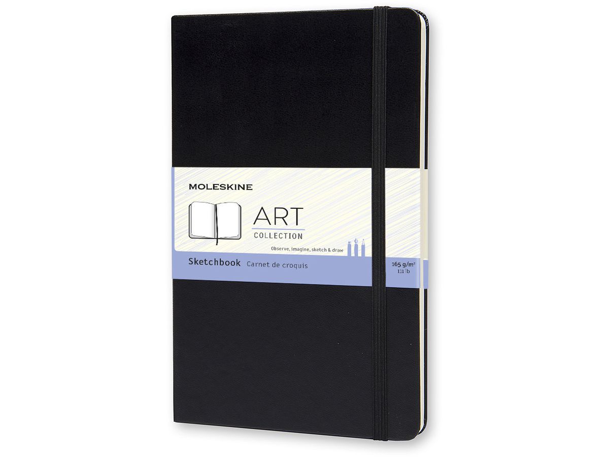 Moleskine Carnet de croquis Format A3 Couverture rigide noire 29,7 x 42 cm - Mol Moleskine Carnet de croquis Format A3 Couverture rigide noire 29,7 x 42 cm - Mol