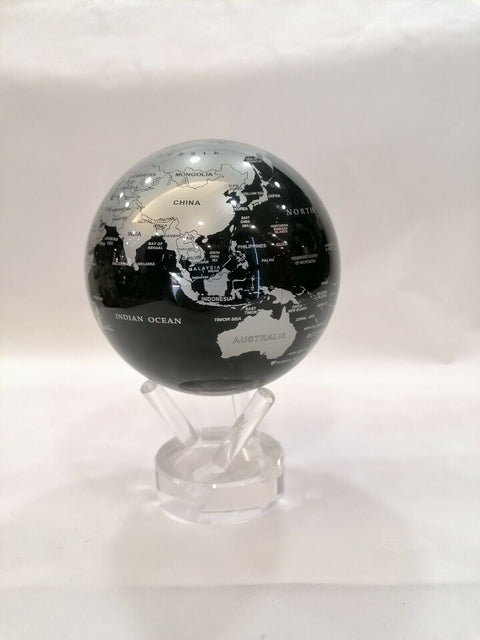 WORLD GLOBE MOVA 8.5 BLACK-SILVER ART MG-85-SBE