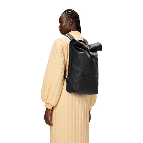 ZAINO ROLLTOP RUCKSACK W3 HOUSE  ART.13320 RAINS BLACK