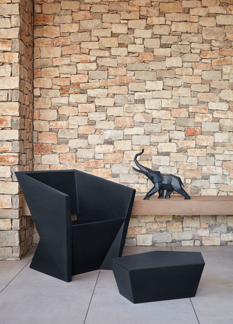 SCULTURA ELEFANTE NERO OPACO 1009559 43X52X20 LLADRO' BLACK