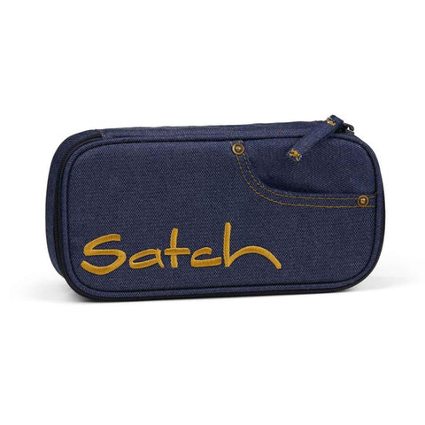 ZAINO PACK SCHULRUCKSACK  SET SATCH DENIM BLUE