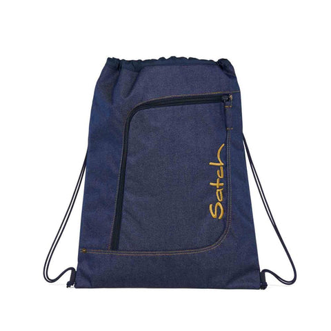 ZAINO PACK SCHULRUCKSACK  SET SATCH DENIM BLUE