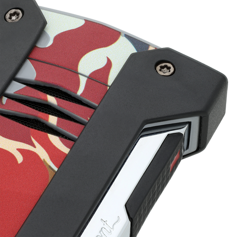 ACCENDINO LI DEFI EXTREME CAMO ART. 021451 S.T. DUPONT RED