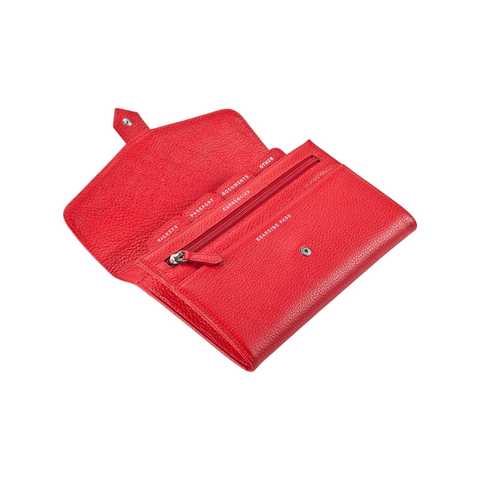 BUSTA PELLE VIAGGIO FABRIANO ROSSO