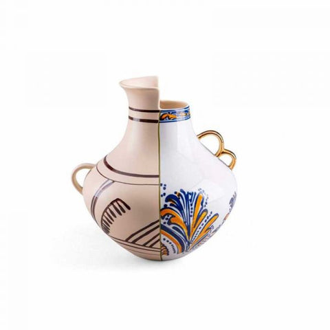 VASO SELETTI IN PORCELLANA HYBRID NAZCA CM 22,5 H25 ART 09191