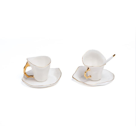 SELETTI SET 2PZ TAZZINE CAFFE' MELTDOWN PORCELLANA 09595