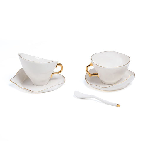 SELETTI SET 2P TA TE' MELTDOWN PORCELLANA 09597