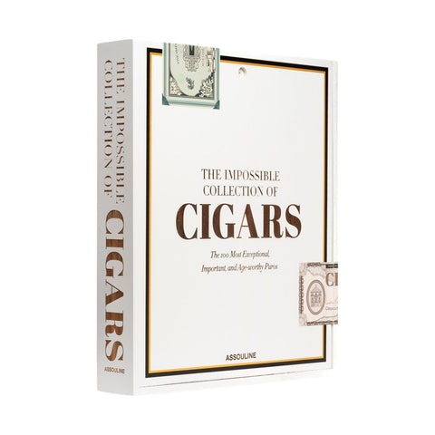 LIBRO THE IMPOSSIBLE COLLECTION OF CIGARS ASSOULINE WHITE