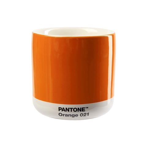 TAZZA LATTE THERMO MUG PANTONE ART. 101020021 COPENHAGEN DESIGN ORANGE