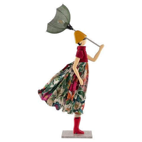LAMPADA LITTLE GIRL ALIDA PARALUME VERDE SCURO SKITSO MULTICOLOR