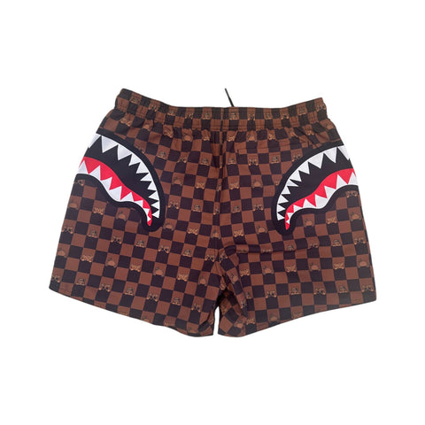 COSTUME M CHARACTER CHECK SWIM 910SWM2031MINT01 SPRAYGROUND BROWN