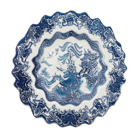 PIATTO DESSERT CLASSIC ON ACID � Cm.21,3 h.2,8-WILLOWAVE ART. 11232 SELETTI