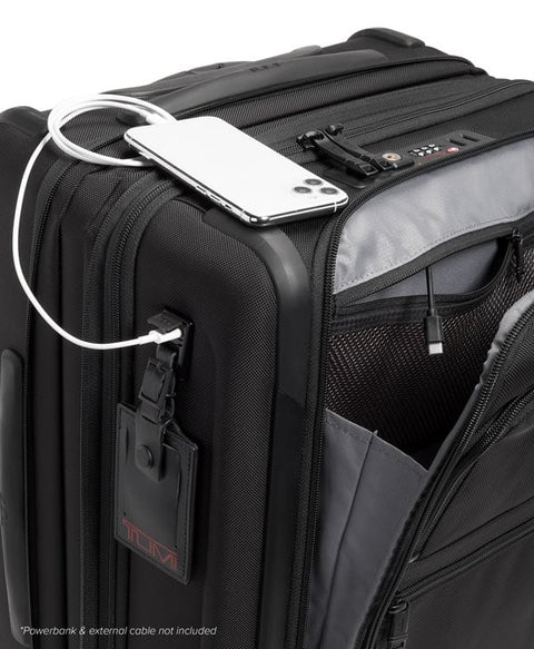 TROLLEY ALPHA CONT EXP 4 WHL 117162-1041 TUMI BLACK