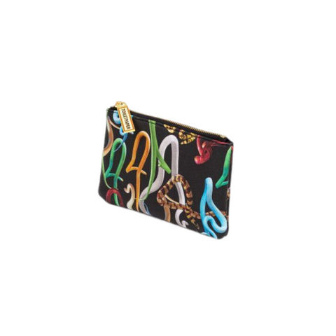 ASTUCCIO IN PU STAMPATO TOILETPAPER CM.15,5X9,5 SNAKES SELETTI ART. 02512