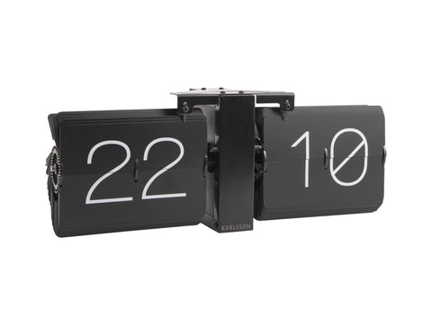 OROLOGIO FLIP CLOCK NO CASE MATT 36X8.5X14 CM BOX32 KA5602BK KARLSSON BLACK