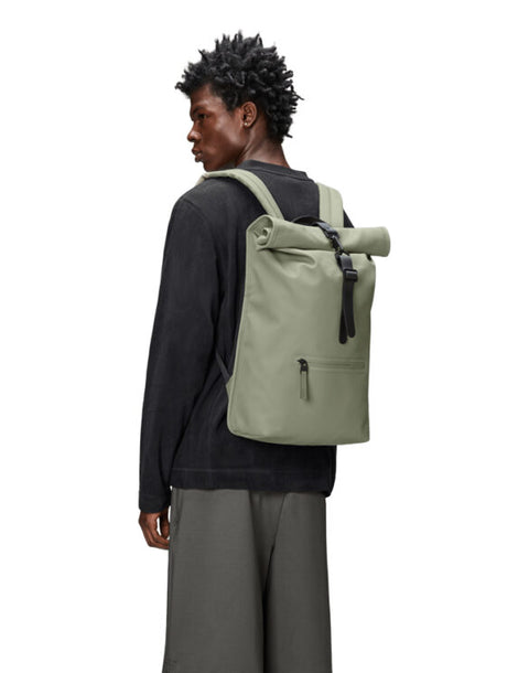 ZAINO ROLLTOP W3 DRIFT ART. 13320 RAINS GREEN