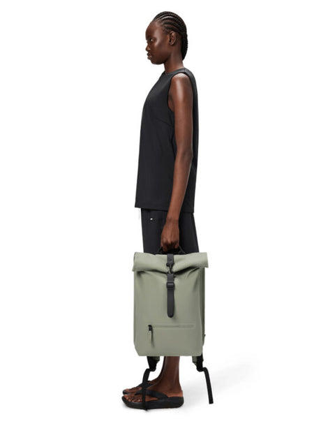 ZAINO ROLLTOP W3 DRIFT ART. 13320 RAINS GREEN