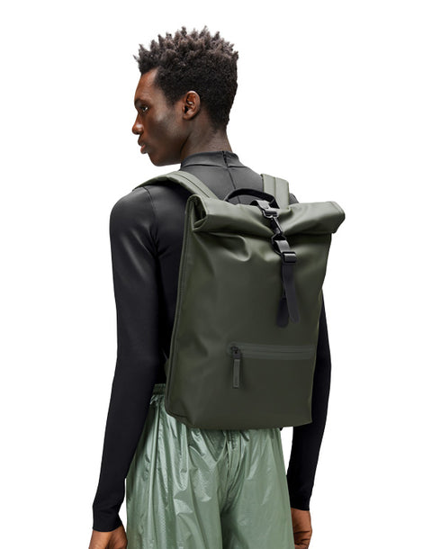 ZAINO RAINS ROLLTOP RUCKSACK W3 GREEN ART.13320