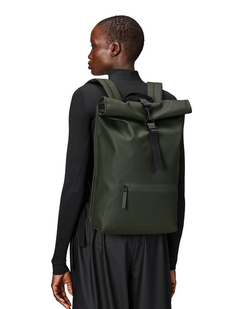 ZAINO RAINS ROLLTOP RUCKSACK W3 GREEN ART.13320