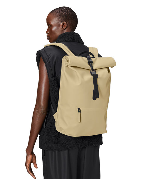 ZAINO ROLLTOP W3 SAND ART. 13320 RAINS BEIGE