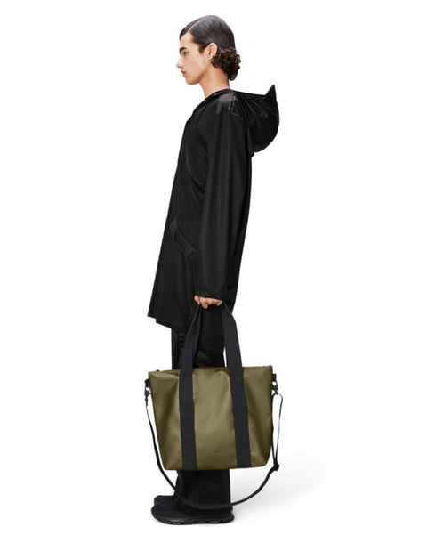 BORSA TOTE BAG MINI W3 REVEL ART. 14160 RAINS GREEN