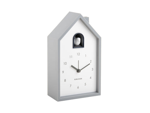 ALARM CLOCK MODERN CUCKOO MOUSE KA6015GY KARLSSON GREY