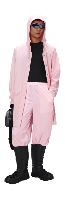 IMPERMEABILE LONG JACKET W3 CANDY TAGLIA S ART 12020 RAINS PINK