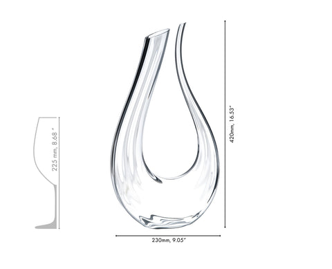 DECANTER HANDMADE AMADEO MAGNUM 1500 CCM 1756/24 RIEDEL TRANSPARENT