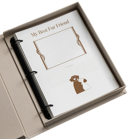ALBUM A DOG'S LIFE ART. PW00621 PRINTWORKS BROWN