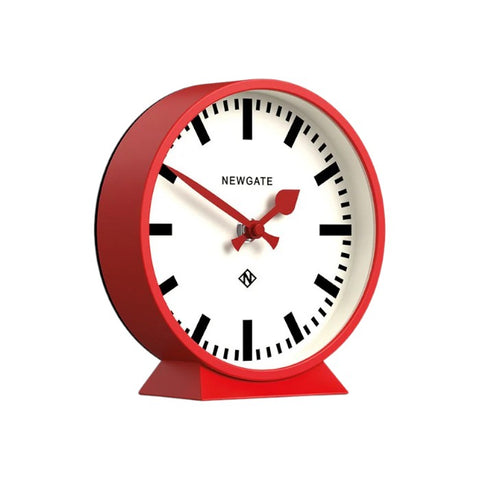 CLOCK M MANTEL RAILWAY MMAN390FER NEWGATE RED