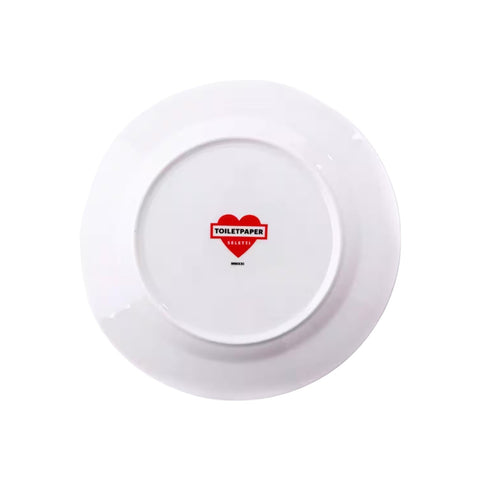 PORCELAIN DISH TOILETPAPER SELETTI TRUMPETS ART 16913