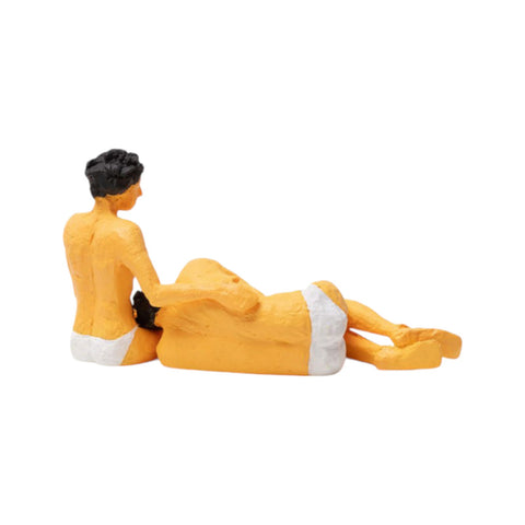 2 STATUETTE SELETTI IN RESINA LOVE IS A VERB THEO&ELENA ART. 09005