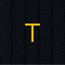 CALZA  BLU UOMO  INIZIALI  SENAPE  INDIVIDUAL SOCKS  - TAGLIA  40/45 -T- 134-0-T
