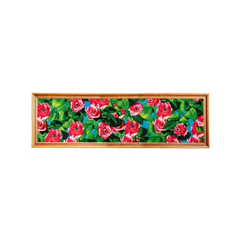 TAPPETO TOILETPAPER HOME CM. 60X200 ROSES WHIT EYES 18197 SELETTI MULTICOLOR