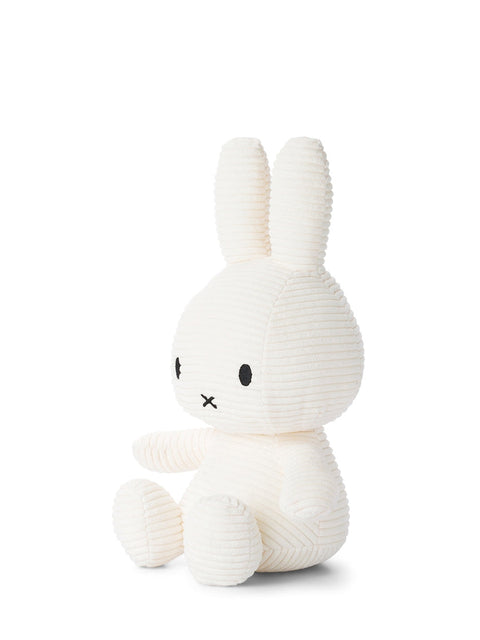 PELUCHES ECO CORDUROY 33CM - 13'' OFFWHITE MIFFY WHITE