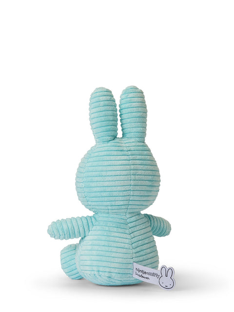 PELUCHES ECO CORDUROY 23CM - 9'' TURQUOISE MIFFY BLUE
